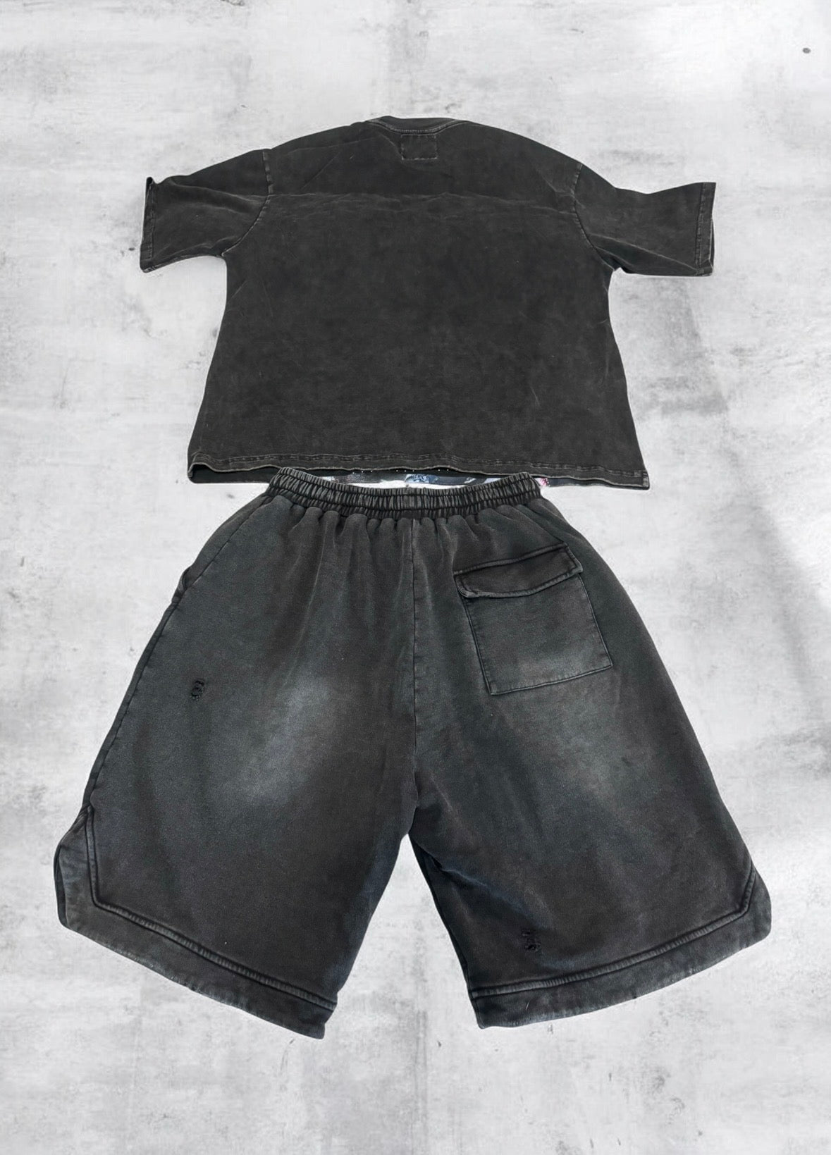 Drip SeaZon Rhinestone Graphic Combo Shirt and Shorts