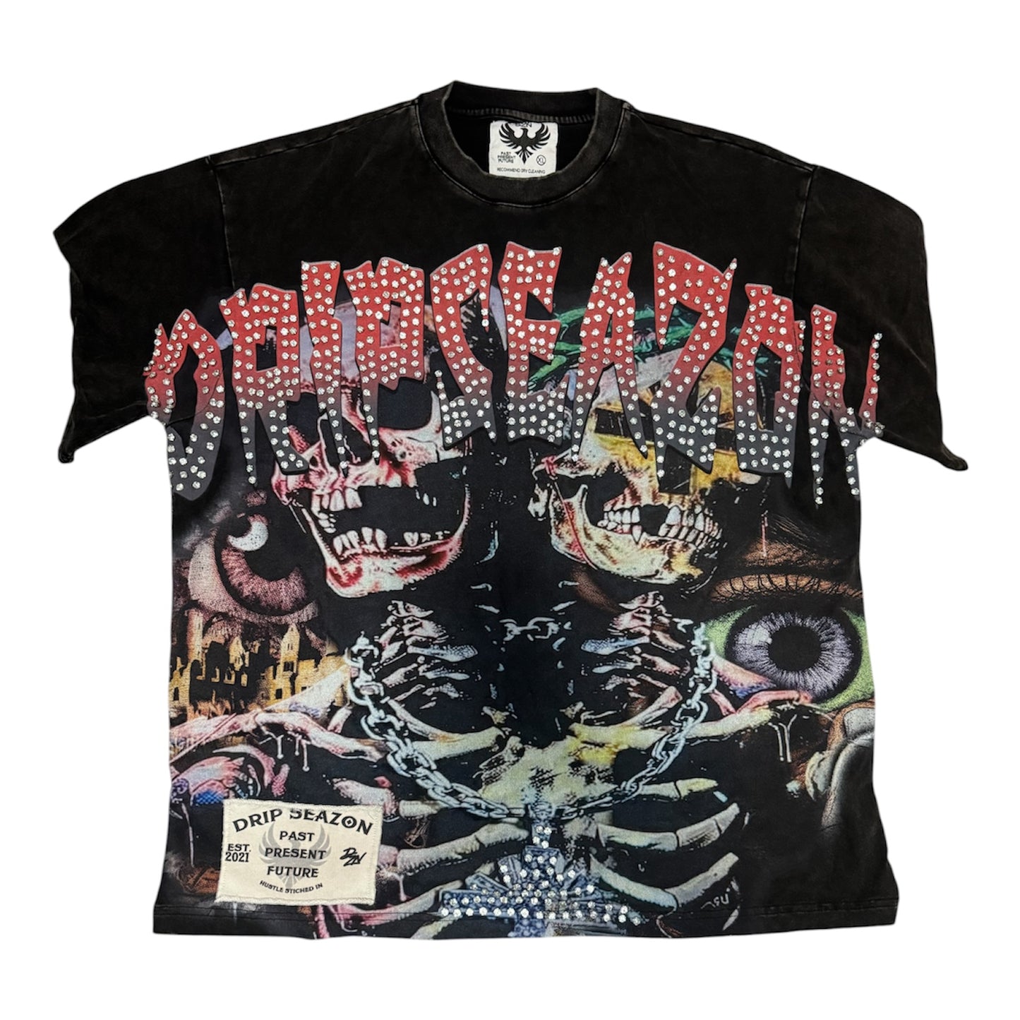 Drip SeaZon Rhinestone Graphic Tee