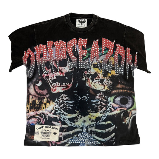 Drip SeaZon Rhinestone Graphic Tee