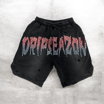 Drip SeaZon Rhinestone Shorts