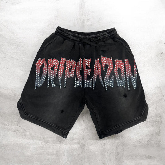 Drip SeaZon Rhinestone Shorts