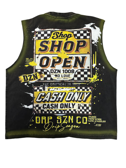 Sleeveless DZN Black and Yellow